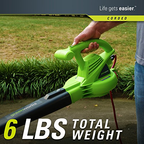 Greenworks Tools 263983 160 mph Amp Electric Leaf Blower