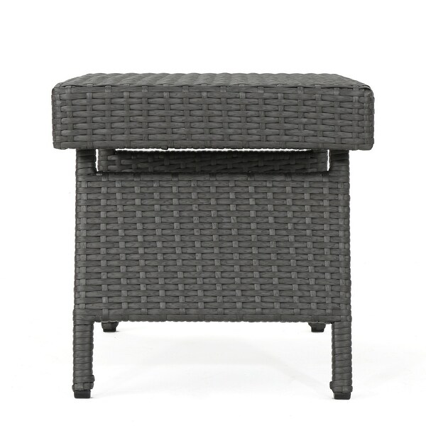 Outdoor Furniture PE Wicker Snack Table