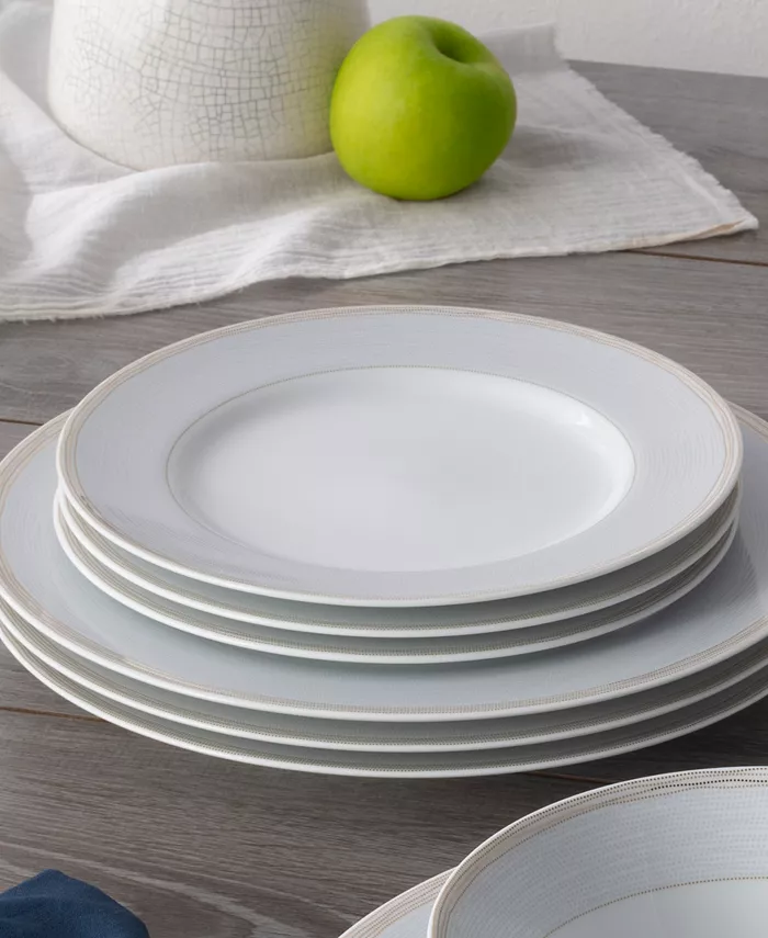 Noritake Linen Road Set of 4 Salad Plates Service For 4