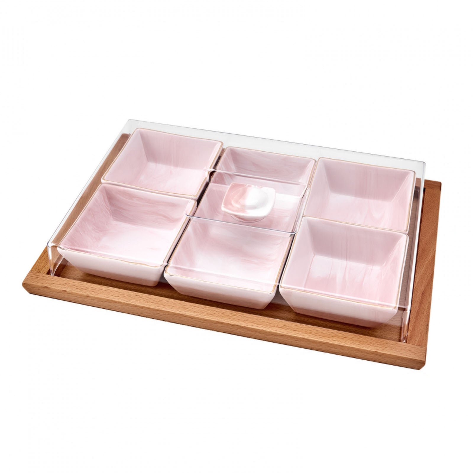 Marble Blush 5 Piece Ceramic Breakfast 153.01.01.3928