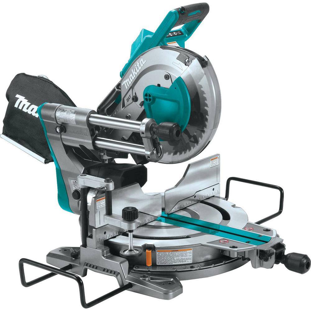 Makita 40V max XGT Brushless Cordless 10 in. Dual-Bevel Sliding Compound Miter Saw AWS Capable (Tool Only) GSL03Z