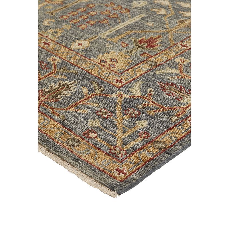 Weave and Wander Irie Traditional Oushak Floral Fauna Rug