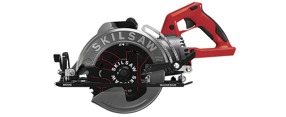 Cordless Worm Drive Saw and SKILSAW Blade (TOOL ONLY)