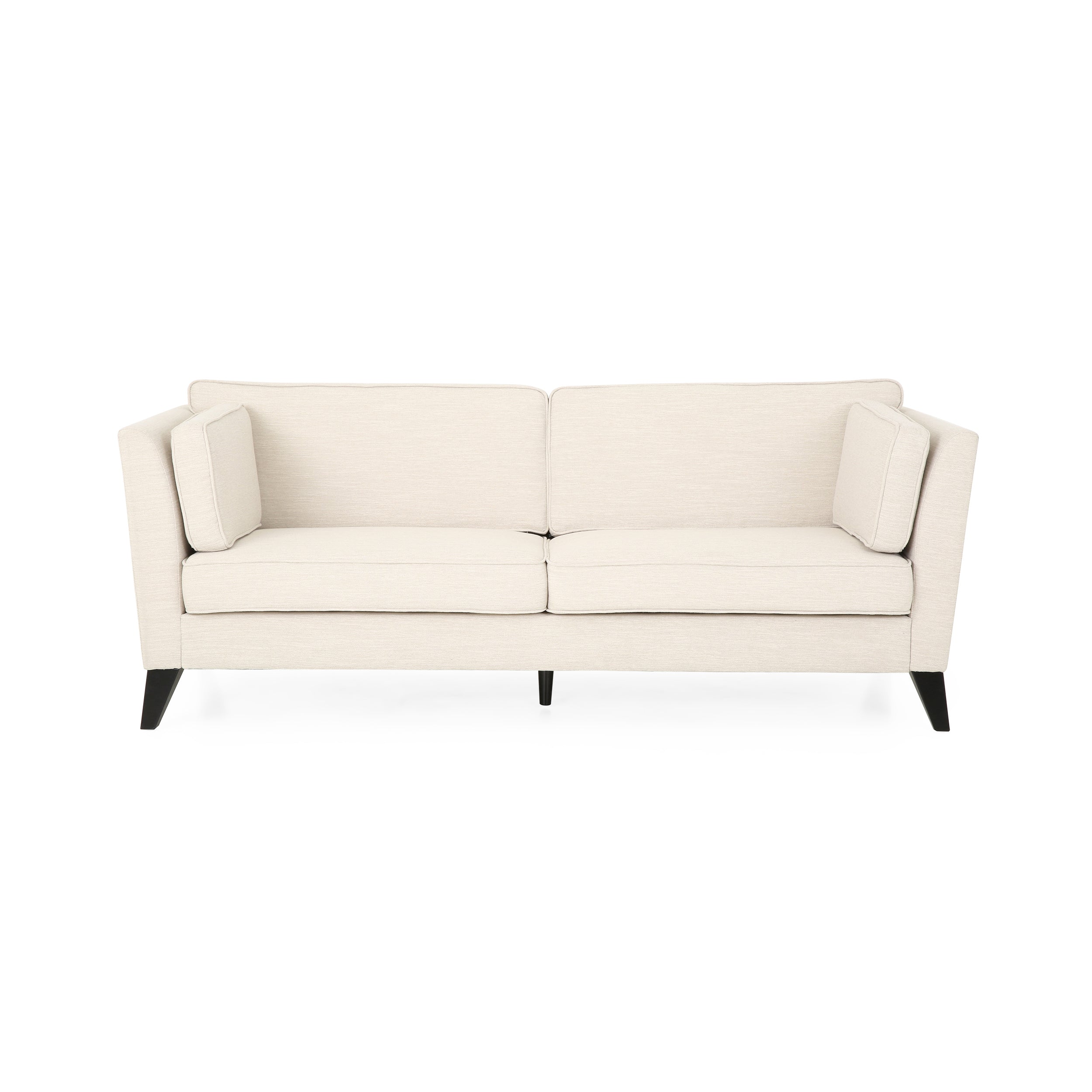 Sabirin Contemporary 3 Seater Fabric Sofa