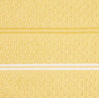 KitchenAid Stripe Gingham Dual Purpose Kitchen Towel 3-Pack Set， Majestic Yellow， 16 x 28