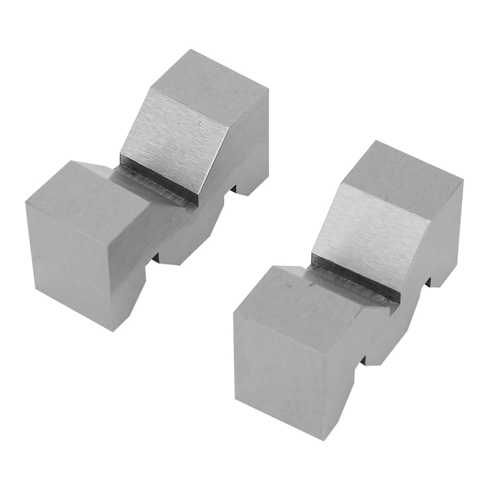 High Accuracy Carbon Steel M Type V Block 50mm For Platform Measurement (2pcs)