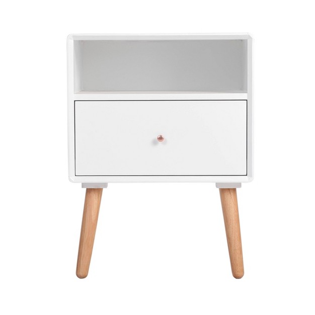 Lilou Side Table White Adore Decor