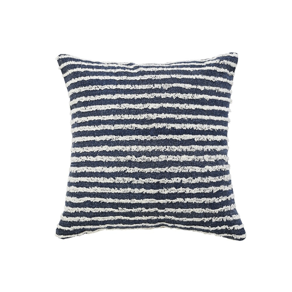 LR Home Ensign Blue Wispy Ways Throw Pillow