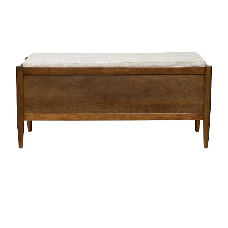 INK+IVY Arcadia Accent Bench with Storage and Upholstered Cushion