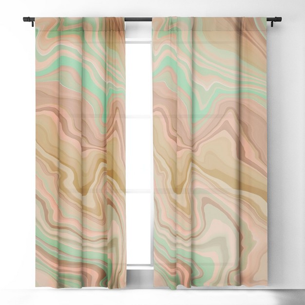 1pc Blackout Window Curtain Panel Deny Designs