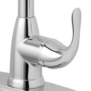 Glacier Bay Dylan Single-Handle Pull-Down Sprayer Kitchen Faucet in Polished Chrome HD67551-1501