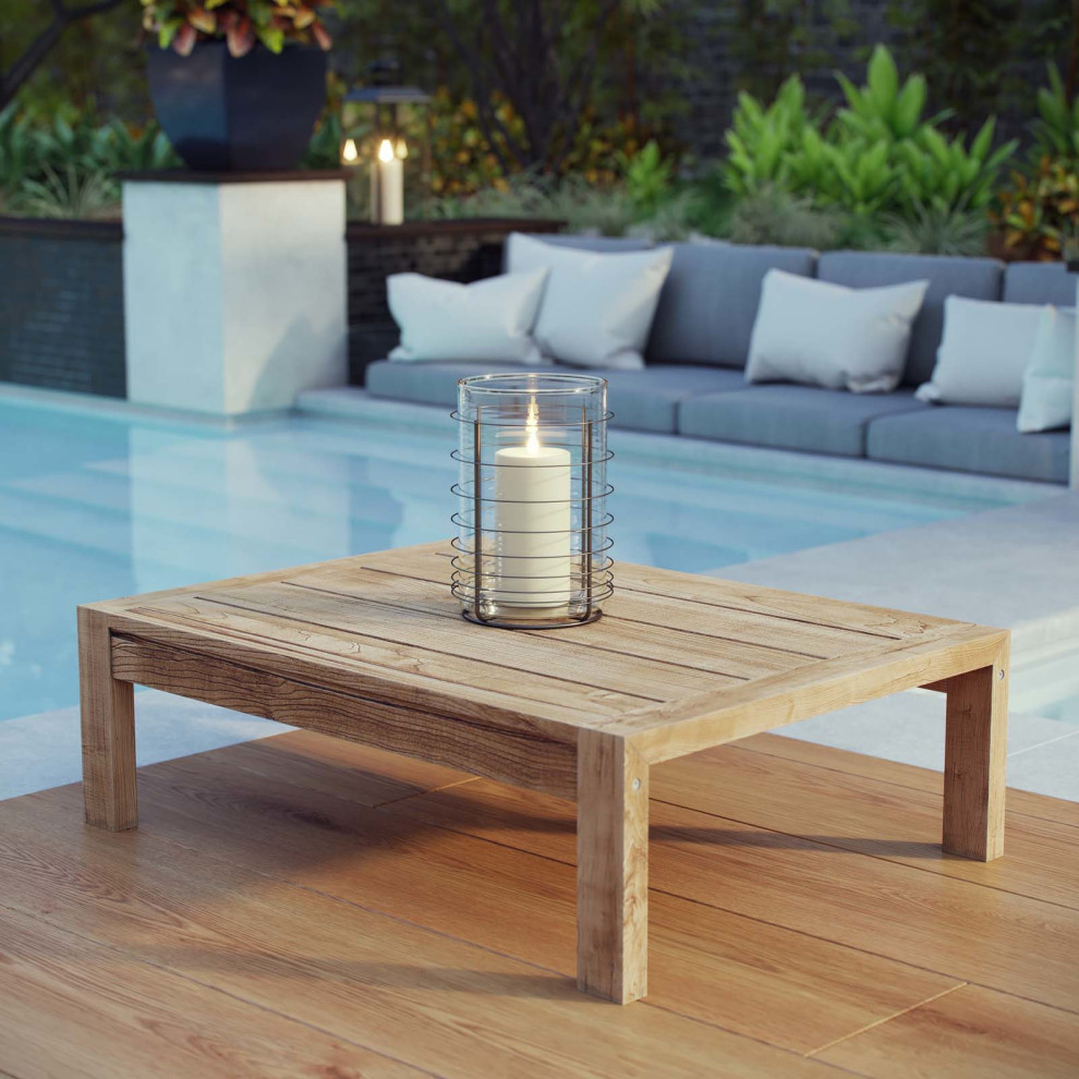 Natalia Outdoor Coffee Table   Rustic   Outdoor Coffee Tables   by HedgeApple  Houzz