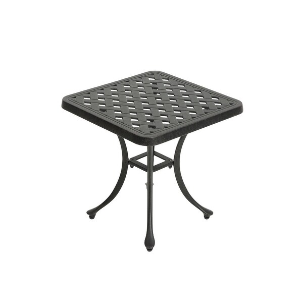 Aluminum Outdoor Patio End Table