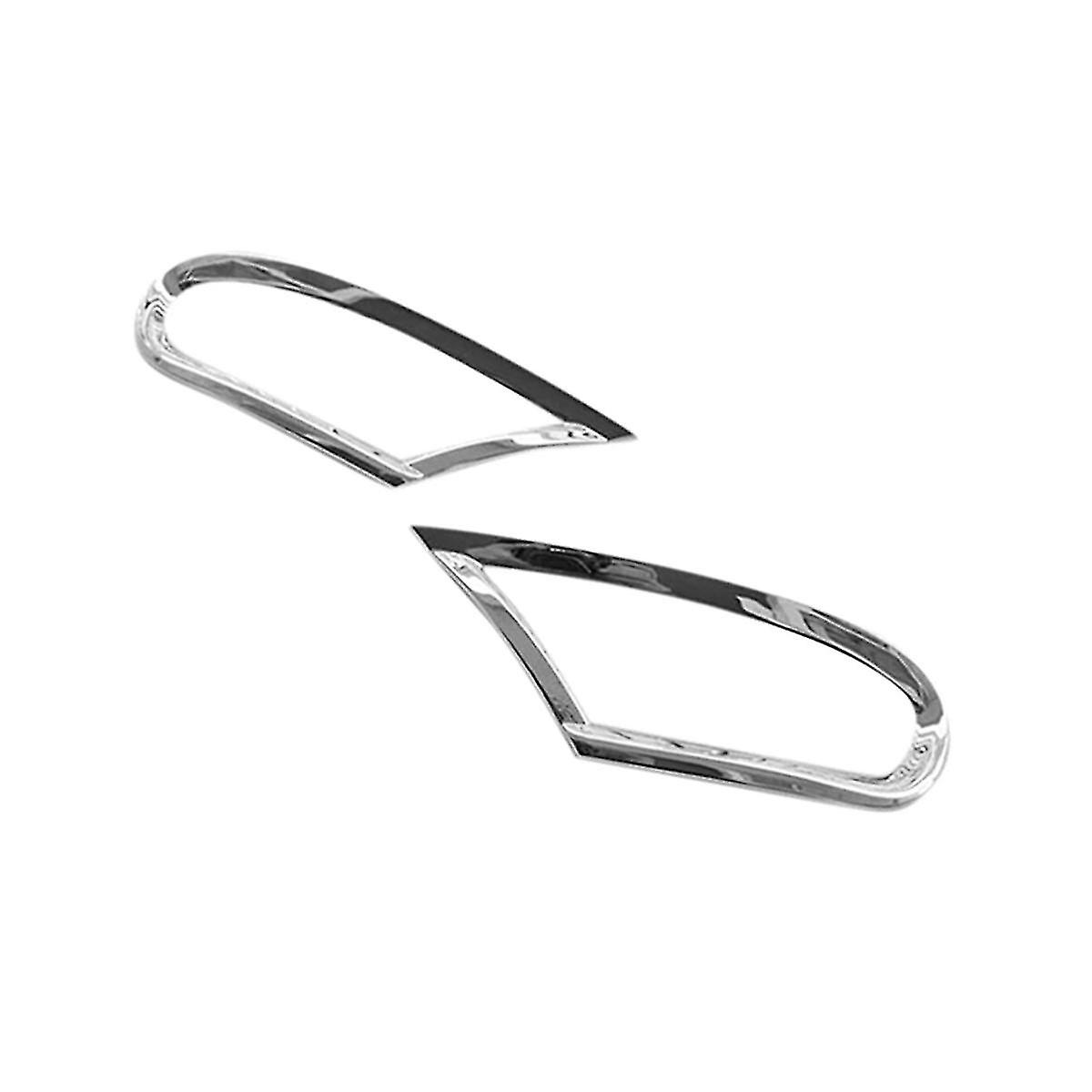 Car Abs Chrome Rear Bumper Fog Light Lamp Cover For Sport 2010-2014