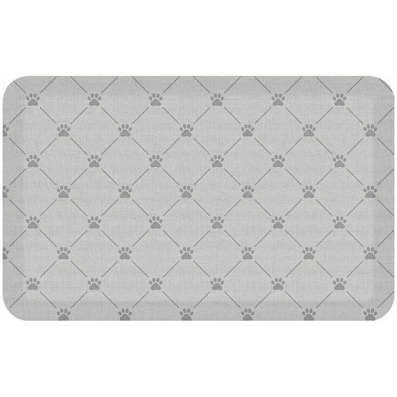 GelPro Designer Comfort Mat Paw Print Lattice 20 x 32