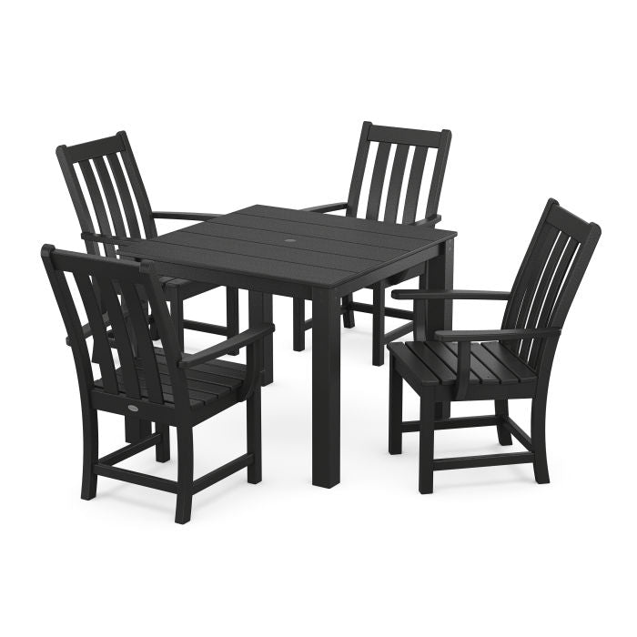 Polywood Vineyard 5-Piece Parsons Dining Set PWS2365-1