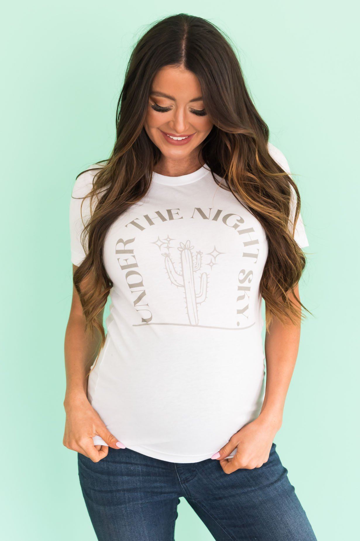 Under The Night Sky Modest Tee