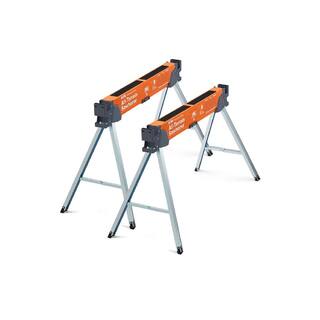 BORA 30 in. H Steel All Terrain Sawhorse 750 Lb. Capacity (2-Pack) PM-4520T