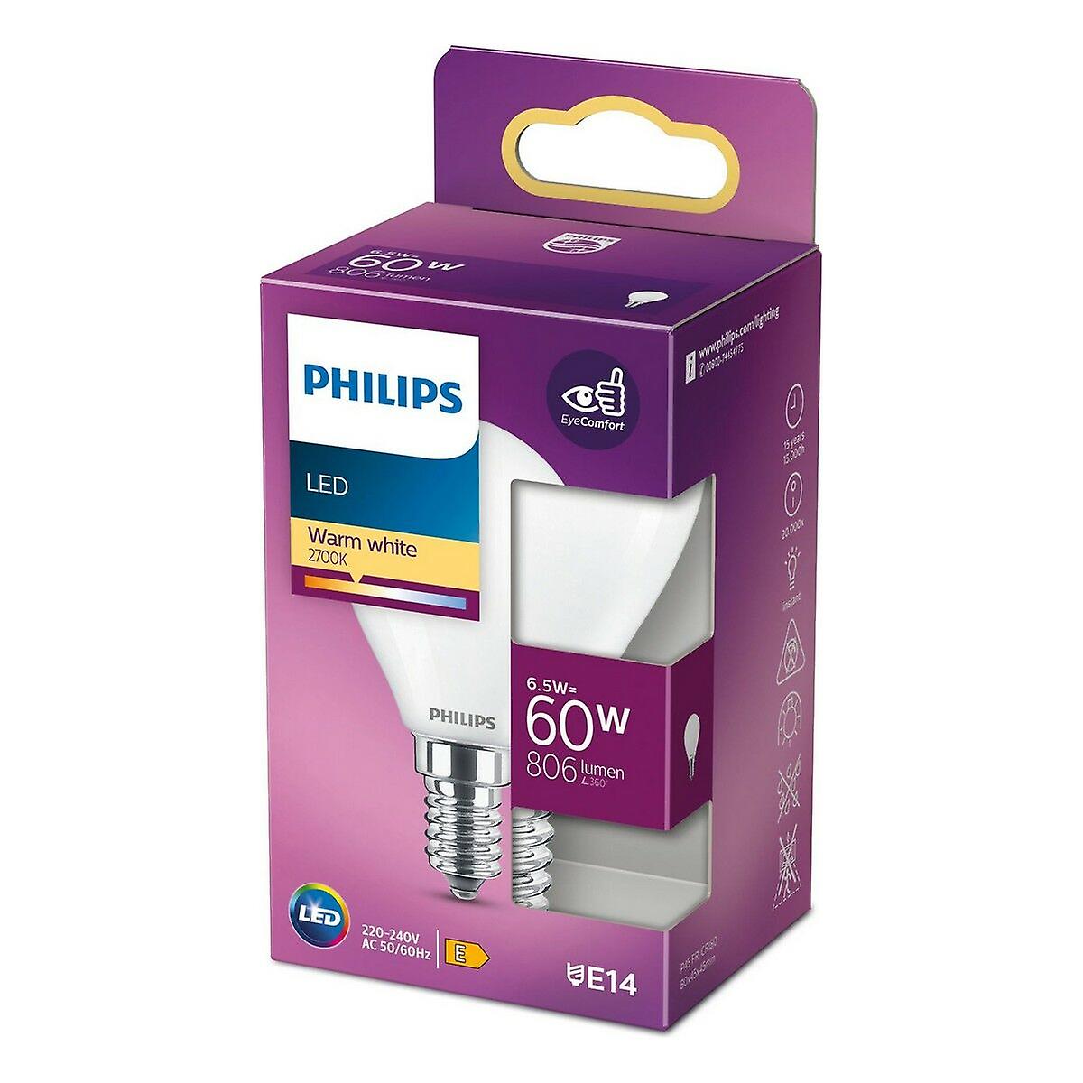 LED lamp Philips Wiz E14 E 6，5 W 806 lm Ø 4，5 x 8 cm (2700 K)