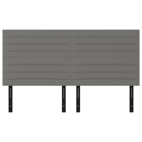 vidaXL Headboard Dark/Light Gray 39.4