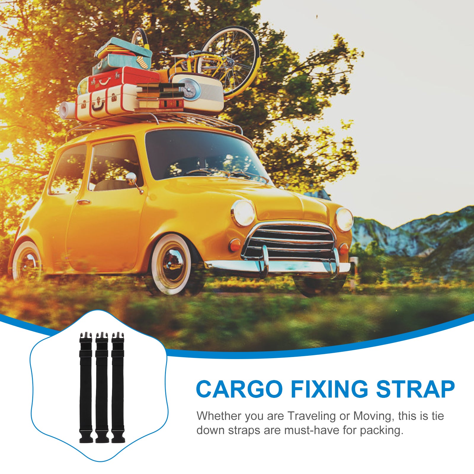 Etereauty Straps Strap Tie Cargo Ratchet Buckle Down Boat Lashing Luggage Bungee Tension Secure Utility Wheel Small Locking