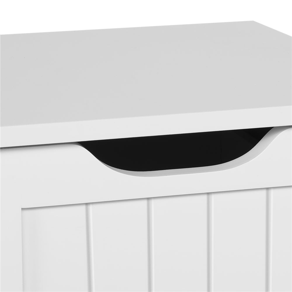 Yaheetech 4 Drawers Free-Standing Bathroom Floor Cabinet, White