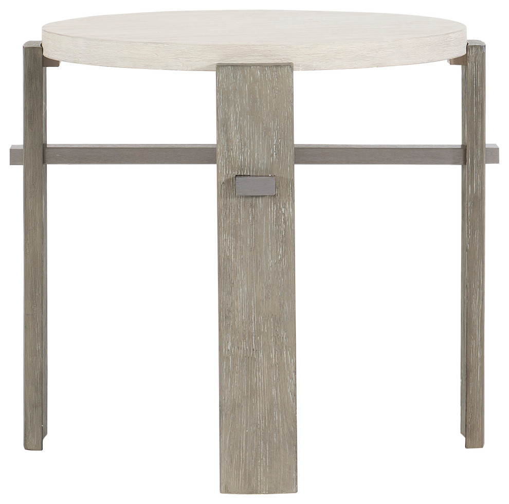 Bernhardt Foundations Round Side Table With Four Legs   Modern   Side Tables And End Tables   by Bernhardt Furniture Company  Houzz