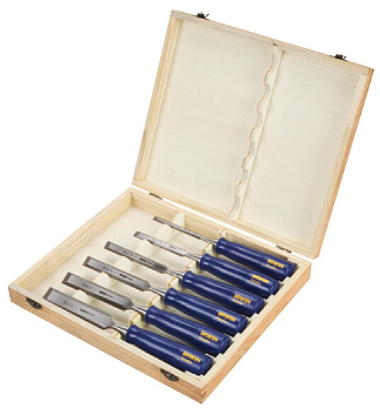 Irwin HNM444SB6N Woodworking Chisel Set 6 Pc