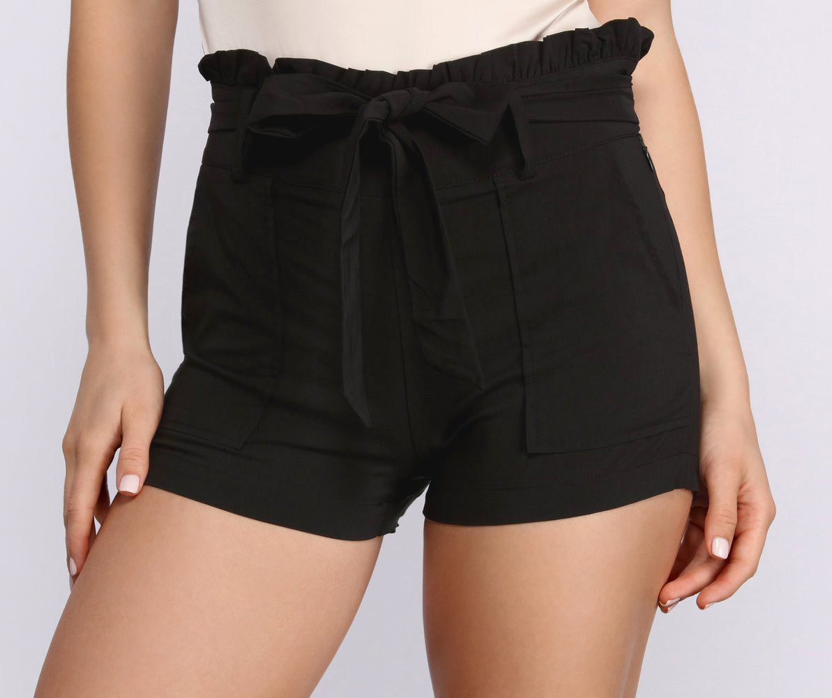 Frill Seeker Ruffle Waist Shorts