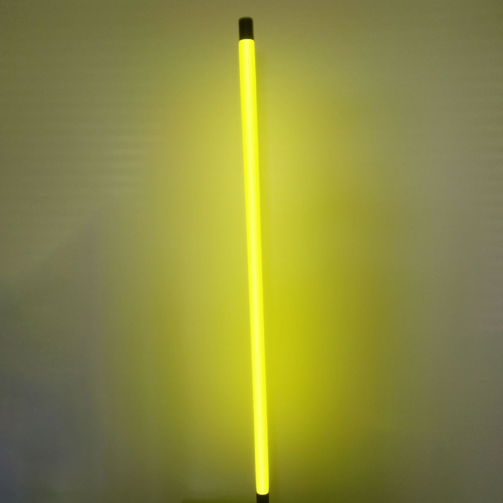 Febland LT34Y Yellow Neon Tube Funky Slim Floor & Wall Lamp Light 137cm