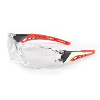 TRULINE React 111 Red Safety Glasses TruGlow Technology - ANSI Compliant HD-A303309