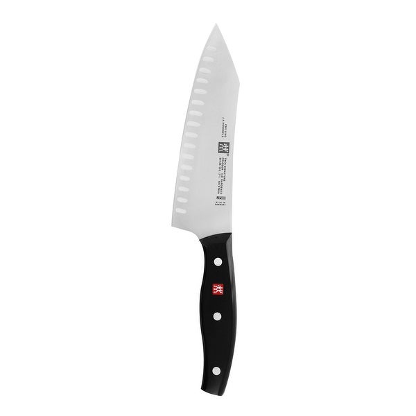 ZWILLING TWIN Signature 7-inch Hollow Edge Rocking Santoku Knife