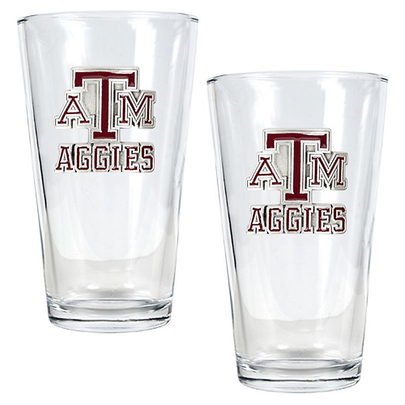 Texas AandM University Aggies 2-pc. Pint Ale Glass Set