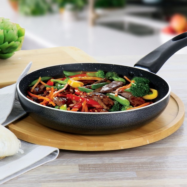 Oster 9 4 In Nonstick Aluminum Frying Pan In Graphite Grey