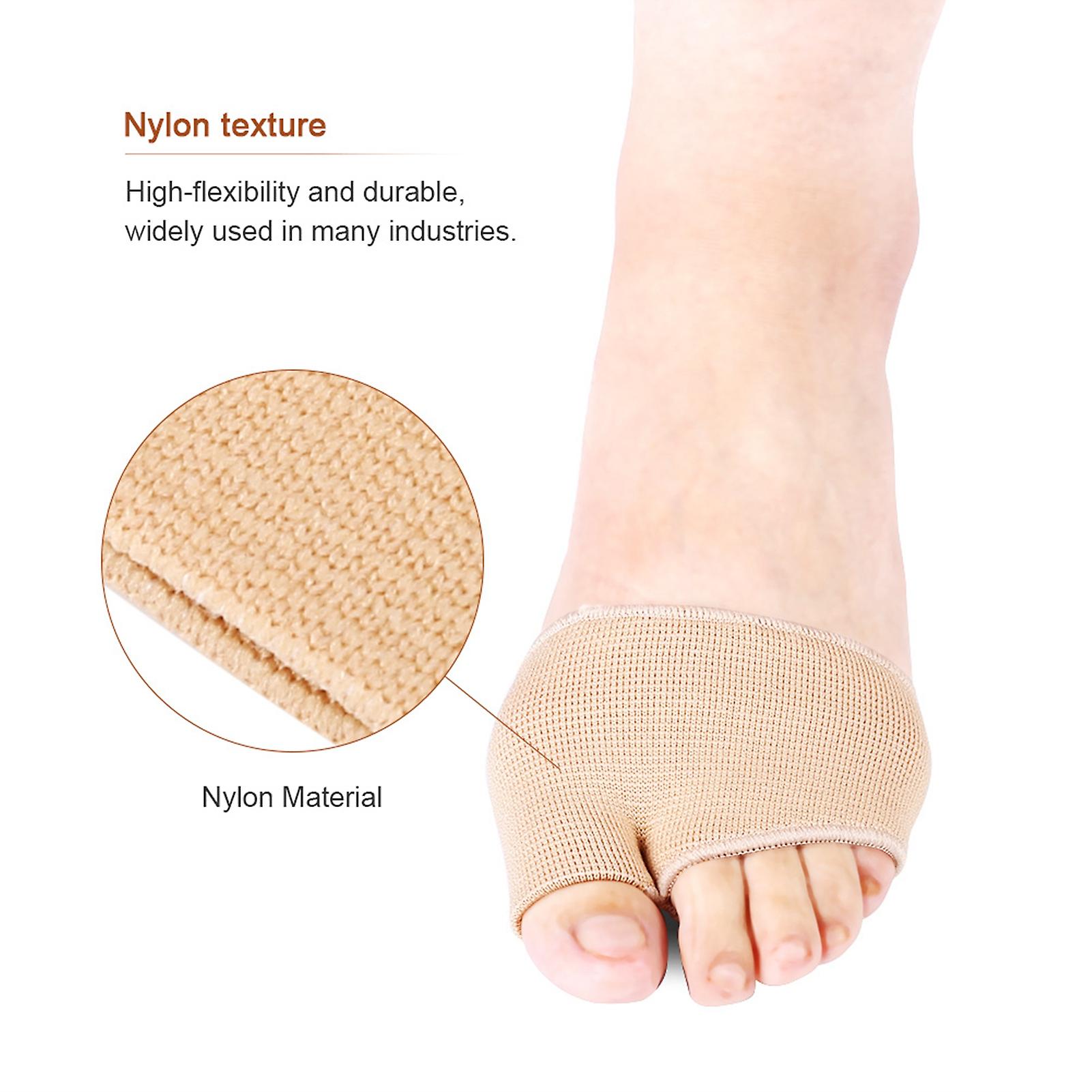 Gel Toe Sleeve Metatarsal Pain Relief Forefoot Shock Pressure Relief Protection Feet Care L