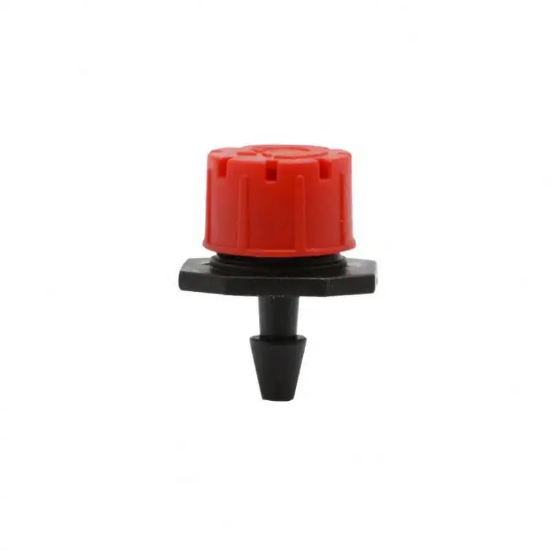 For 1/4 Inch  Hose Adjustable Dripper Red Micro Drip Irrigation Watering Anti Clogging Emitter Garden Supplies/