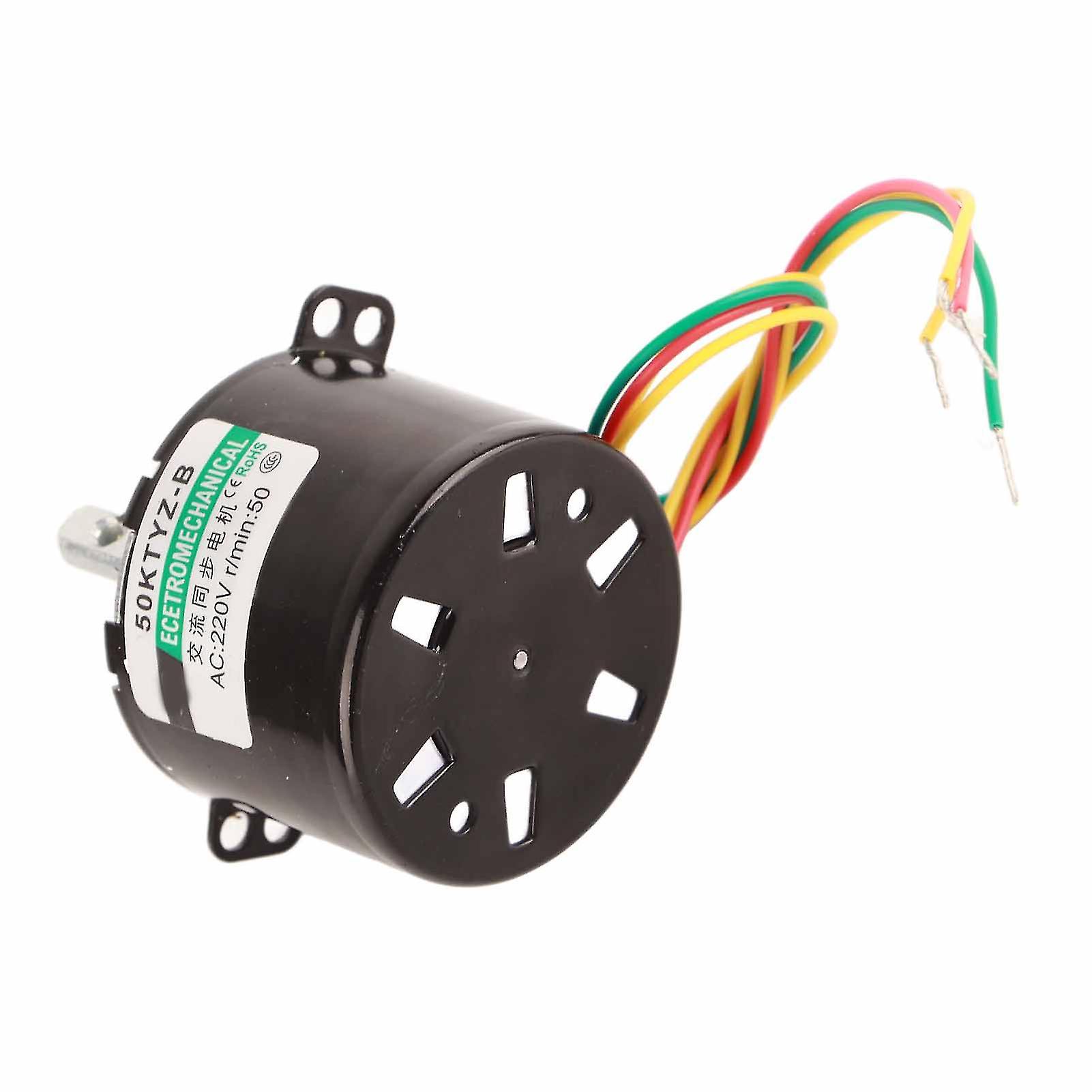 1PCS AC220V Miniature Low Speed Large Moment of Force Synchronous Motor CW/CCW (50rpm)