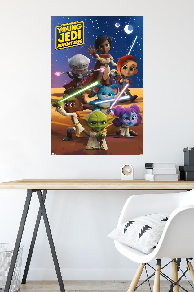 Trends International Star Wars Young Jedi Adventures Group Unframed Wall Poster Prints