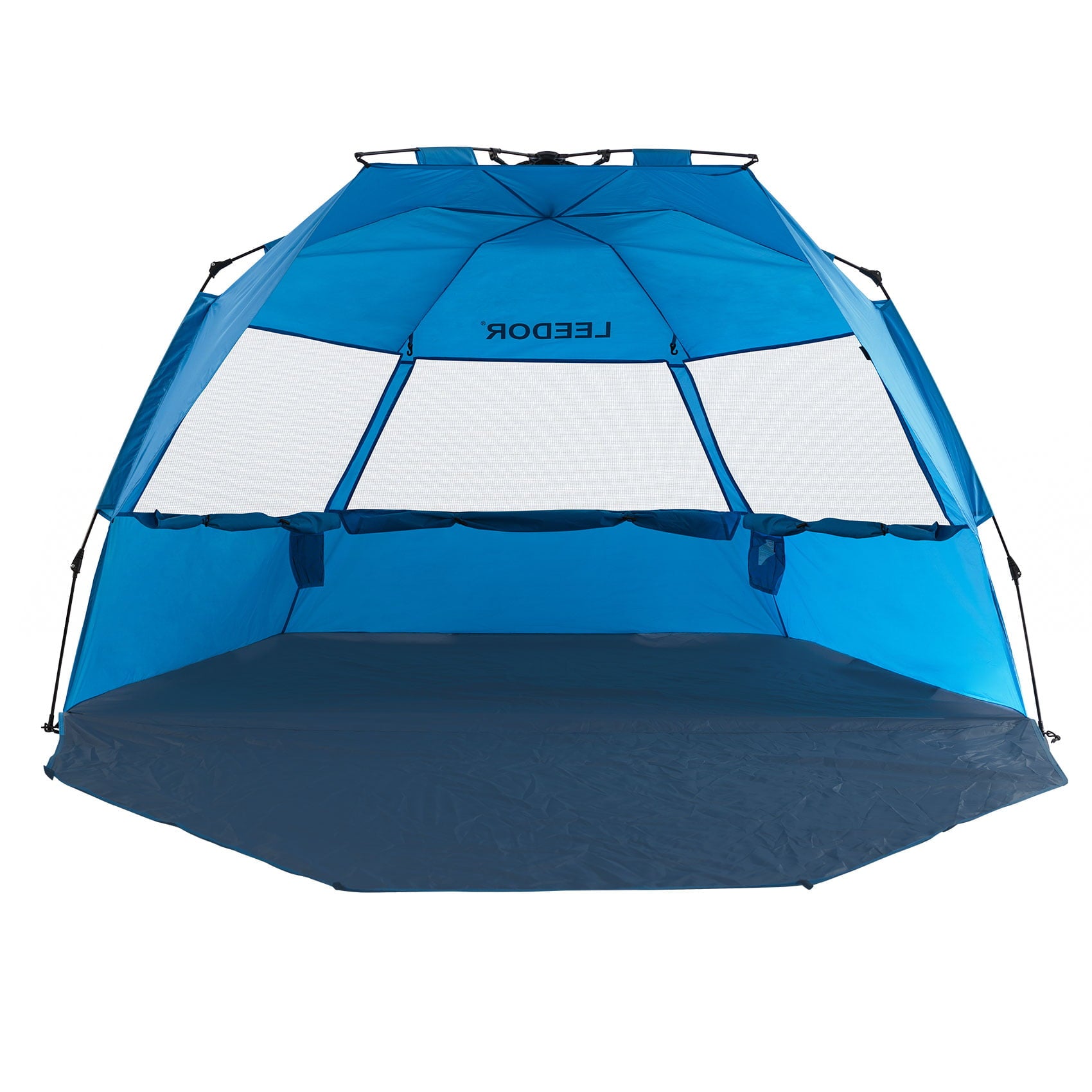 Leedor Beach Tent Sun Shelter Portable Windproof Pop Up Shade Instant Beach Umbrella