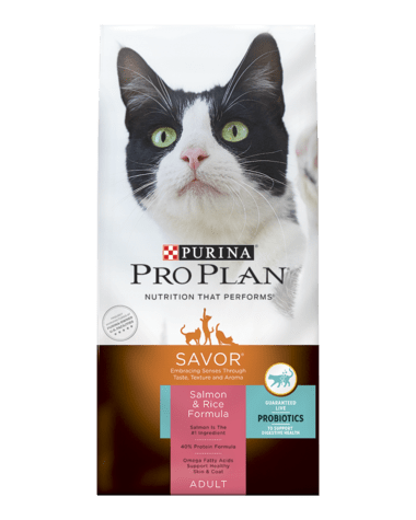 Purina Pro Plan Savor Adult Salmon and Rice Formula Dry Cat Food