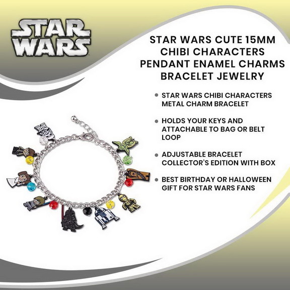 SalesOne SOI SWCHBCHRMBR01 C Star Wars Cute 15Mm C...