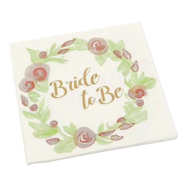 100 Bride to Be Cocktail Napkins Bridal Shower Bachelorette Party Supplies， 5