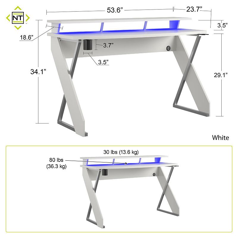 NTense Xtreme LED Gaming Desk