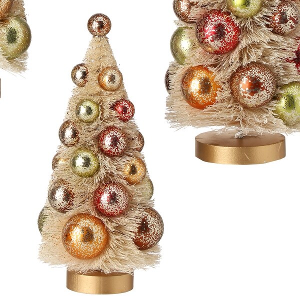 913 Regal Sisal Tree With Ball Set of 3