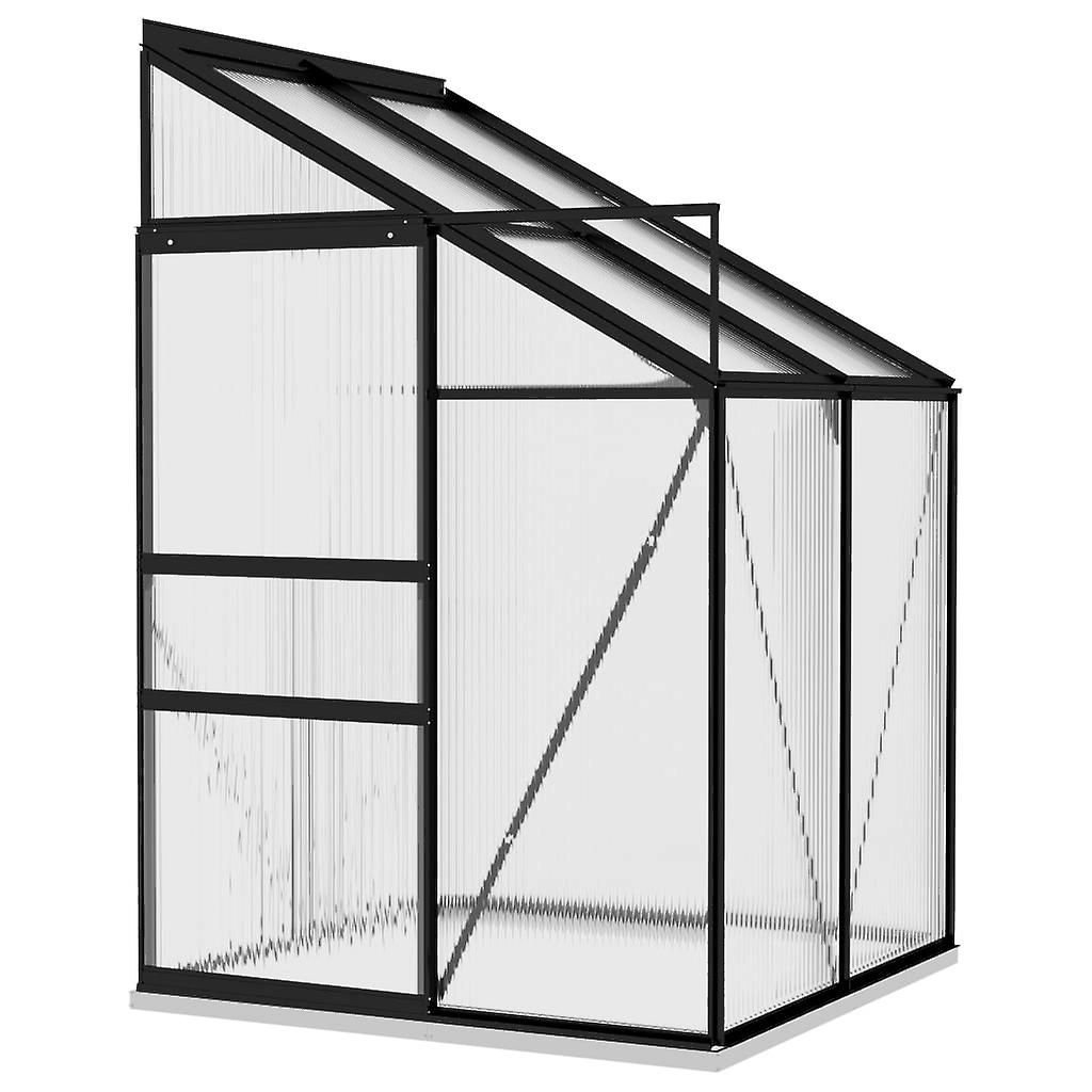 Greenhouse Anthracite Aluminium 2.7 M