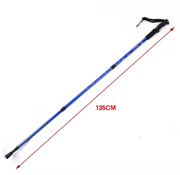 135cm Light Aluminum Telescopic Anti Shock Outdoor Camping Hiking Trekking Poles