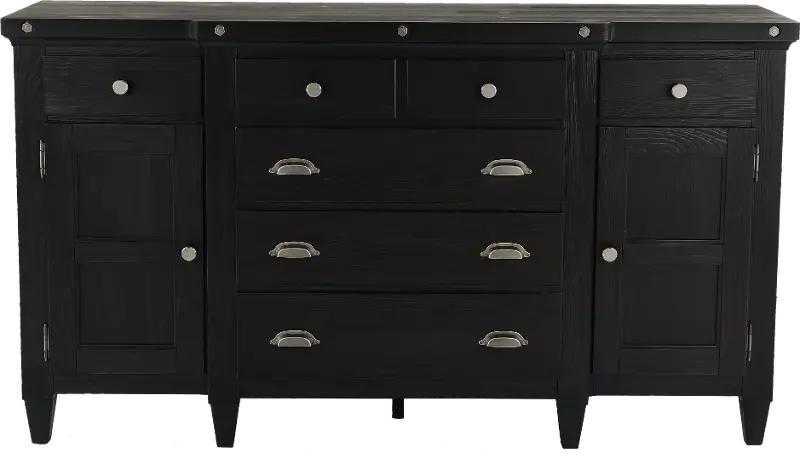 Sierra Obsidian Black Dresser