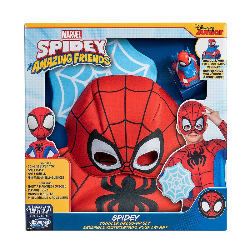 Marvel Spidey and His Amazing Friends Toddler Spidey Dress Up Costume