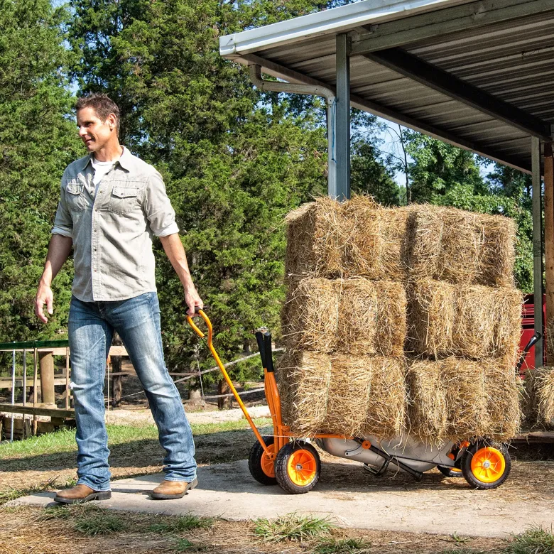 WORX WA0228 1-cu ft Steel Yard Cart