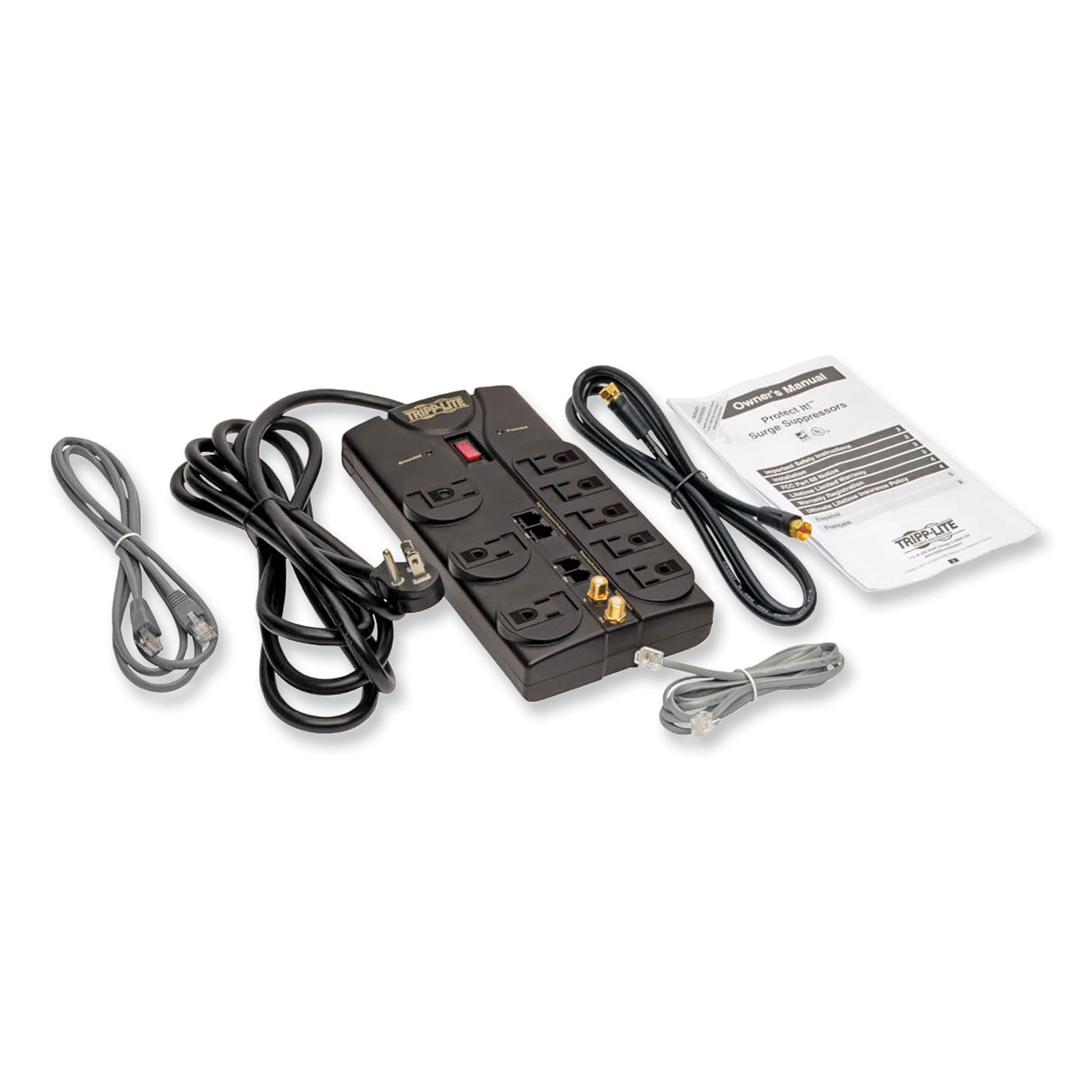 Protect It! Surge Protector by Tripp Lite TRPTLP810NET